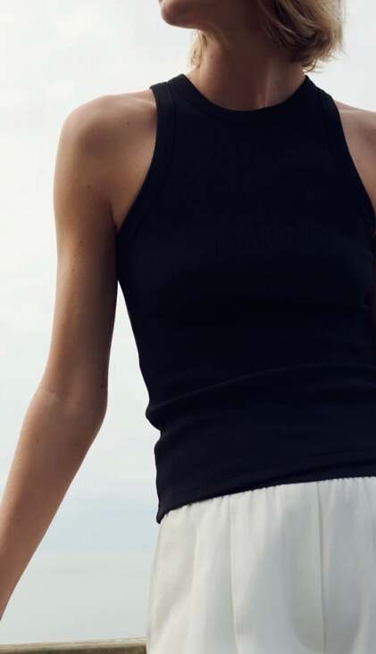 SoldOut.NYC Not So Basic Tank –  Black Size Small - Picture 3 of 7